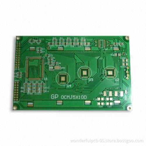 Double-sided PCB with White Solder Mask, Used for Electronic Products and PCB Boards/Designs/Pet